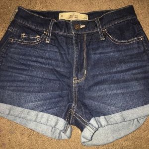 Hollister short-short High rise Jean shorts
